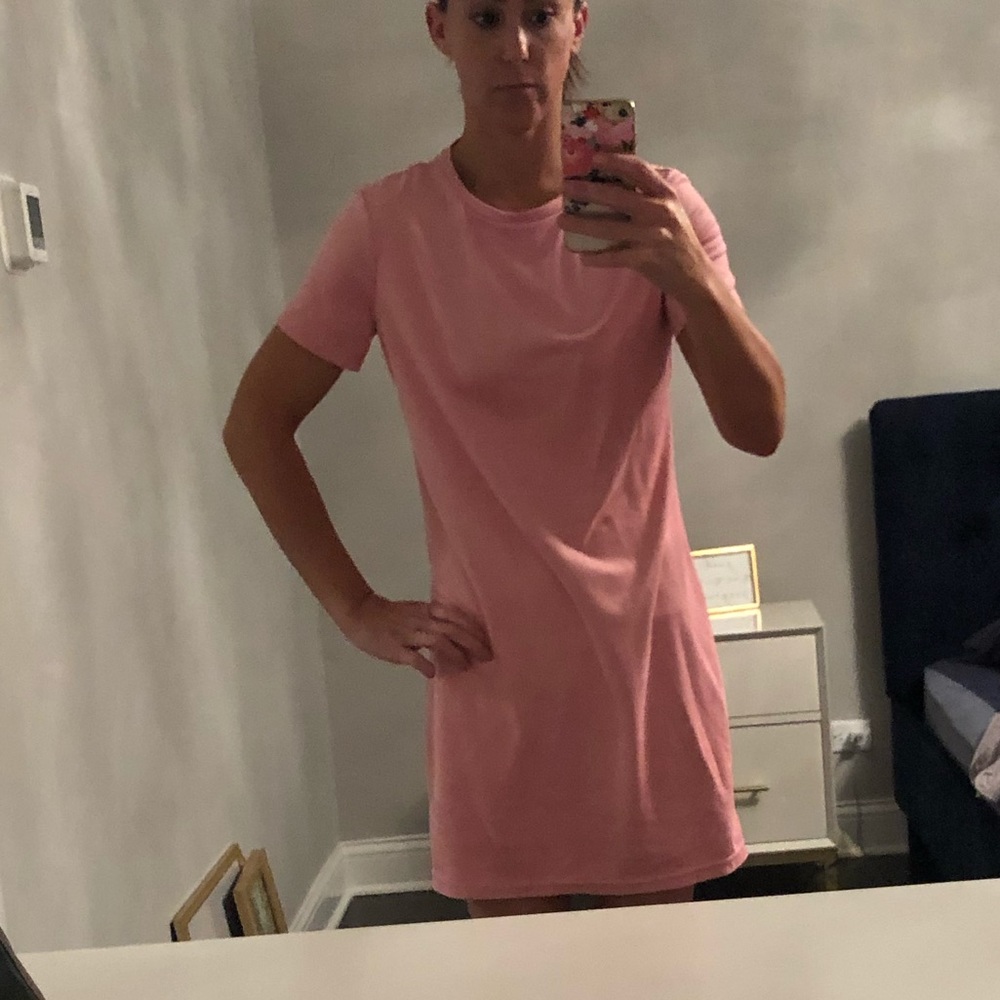 Zara faux suede dress